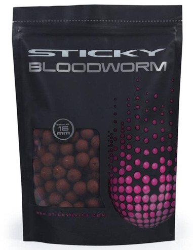 Sticky Baits Bloodworm Boilies Shelf Life 16mm 1kg