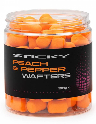 Sticky Baits Peach & Pepper Wafters 130gr