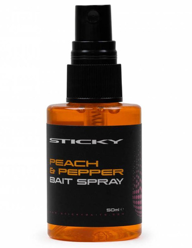 Sticky Baits Peach & Pepper Bait Spray 50ml