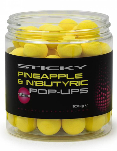 Sticky Baits Pineapple & N'Butyric Pop Up 12mm 100gr