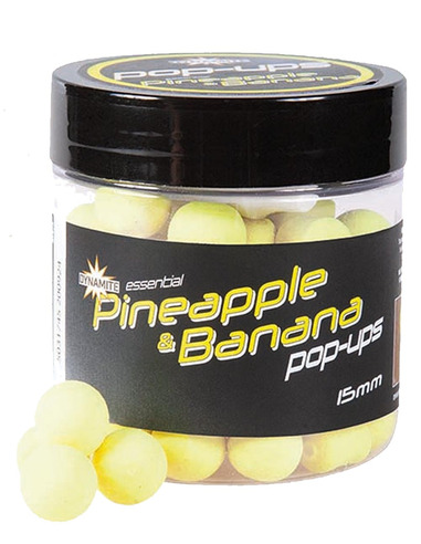 Dynamite Baits Fluro Pop Up Pineapple & Banana 15mm