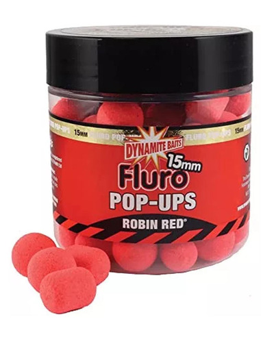 Dynamite Baits Robin Red Fluoro Pop Up & Dumbells 15mm