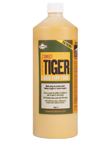 Dynamite Baits Premium Sweet Tiger Liquid Carp Food 1ltr
