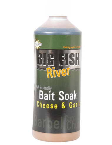 Dynamite Baits Big Fish River Bait Soak Cheese & Garlic 500ml