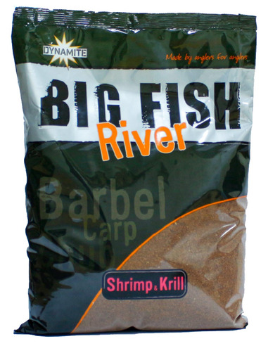 Dynamite Baits Big Fish River Groundbait Shrimp & Krill 1,8kg