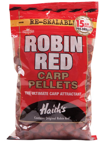 Dynamite Baits Robin Red Carp Pellets 15mm 900gr