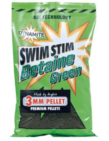 Dynamite Baits Swim Stim Carp Pellets Betaine Green 3mm 900gr