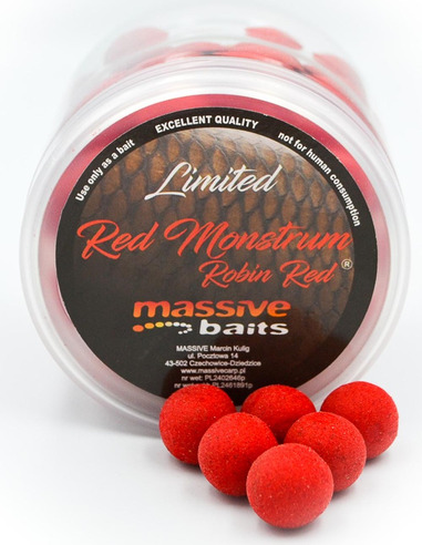 Massive Baits Pop Ups Red Monstrum Robin Red 18mm 200ml