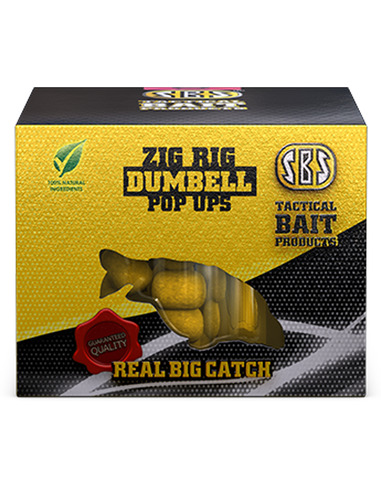 SBS Zig Rig Dumbell Pop Ups Natural 16 mm 30gr