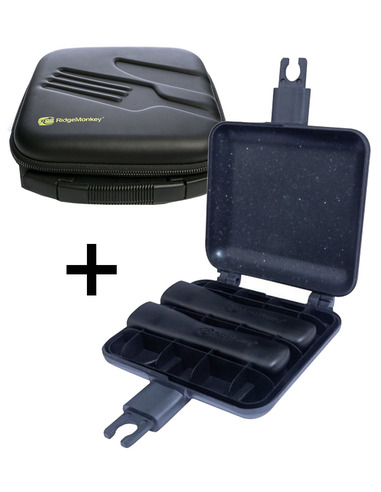 RidgeMonkey Connect Sandwich Toaster Granite Edition + Regalo Bolsa GorillaBox Toaster Case Standard