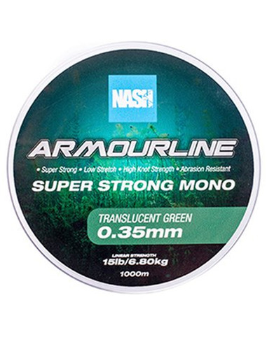 Nash Armourline Mono Green 12lb 0.30mm 1000m
