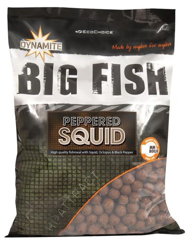 Dynamite Baits Peppered Squid Boilies 20mm 1kg