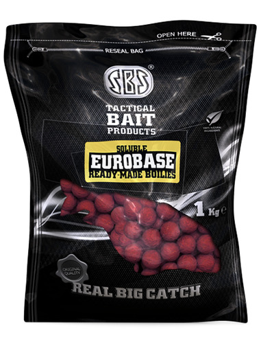 SBS Soluble EuroBase Ready Made Boilies Spicy 20mm 1kg