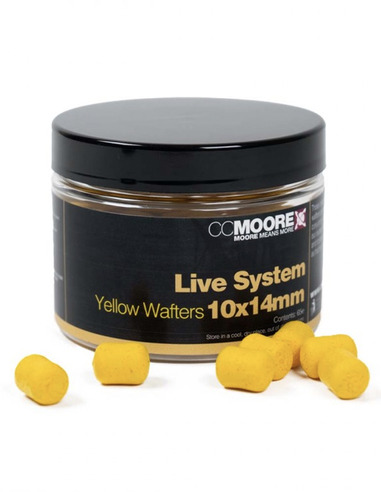 CC Moore Live System Yellow Dumbell Wafter 10x14mm