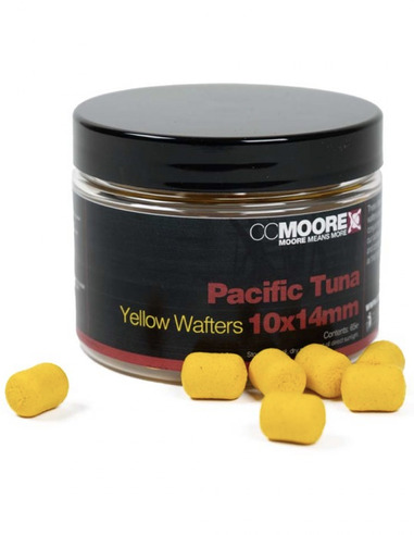CC Moore Pacific Tuna Yellow Dumbell Wafters 10X14mm