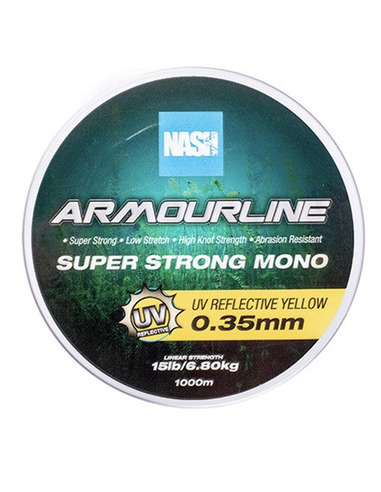 Nash Armourline Super Strong Mono UV Yellow 12lb 0.30mm 1000m