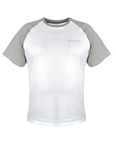 Shimano Wear Short Sleeve T-Shirt White (Size 2XL)