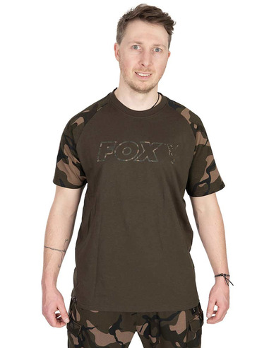 Fox khaki Camo Outline T (Size XL)